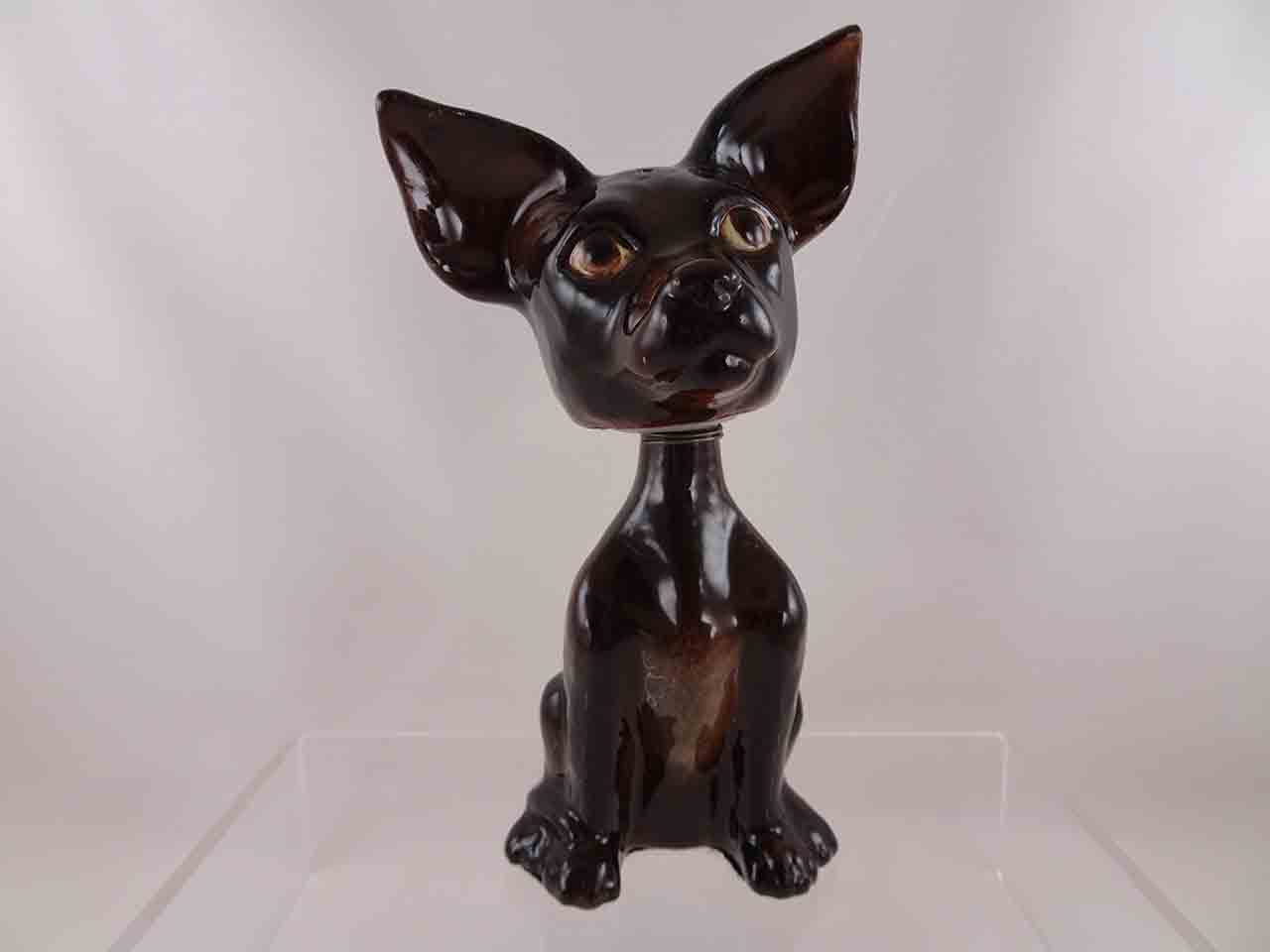 54986 Linda Sexton tall bobblehead animals salt and pepper shakers - dog