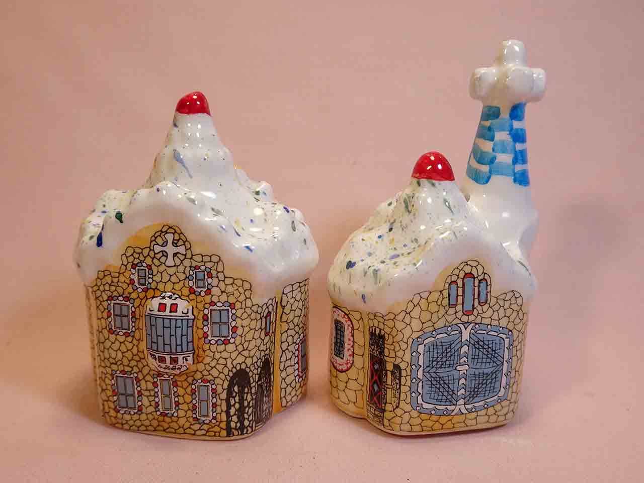 43234 Park Guell by Gaudi salt and pepper shakers