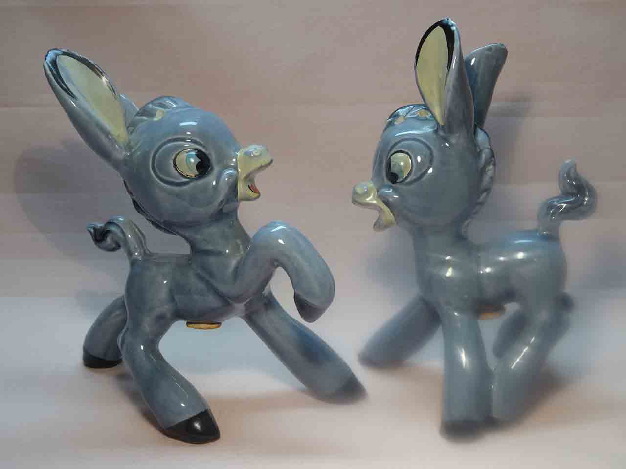 30474 Kreiss animals salt and pepper shakers - donkeys