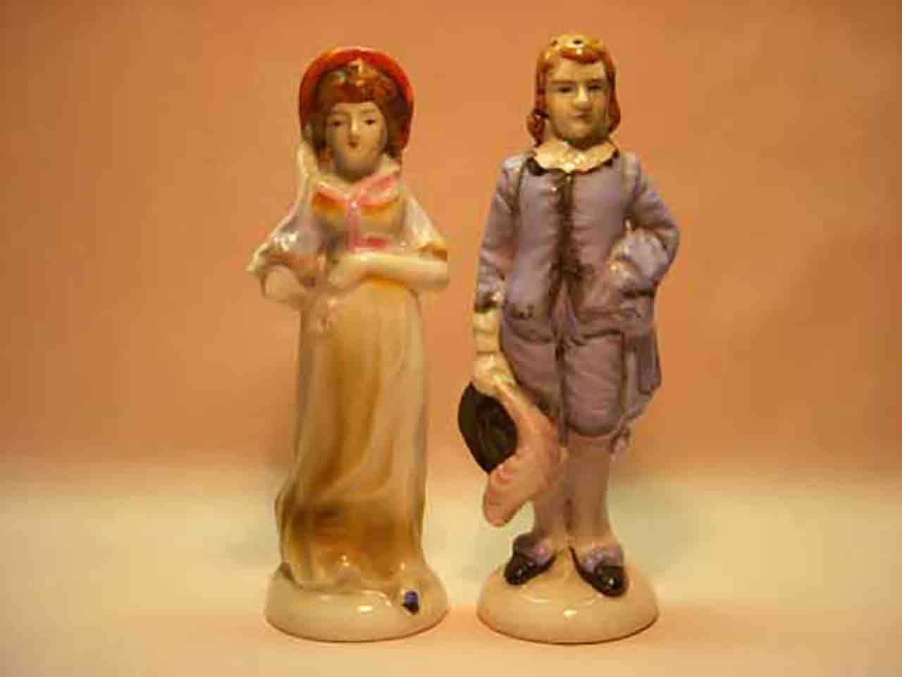 12329 Blue Boy & Pinkie salt and pepper shakers