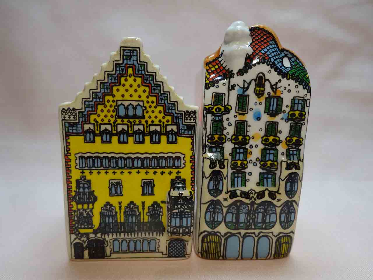 26244 Casa Batlló by Gaudi salt and pepper shakers